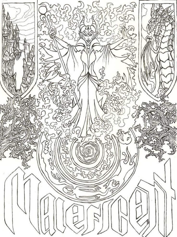 maleficent-disney-coloring-page-for-adults